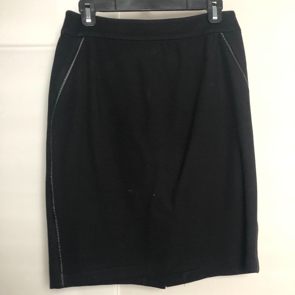 Talbots Black Pencil Skirt Size 4